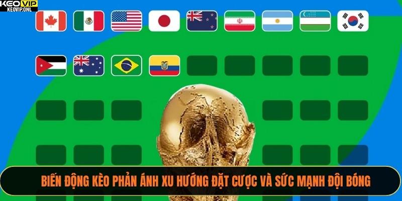 Biến động kèo phản ánh xu hướng đặt cược và sức mạnh đội bóng