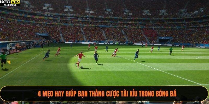 4 mẹo hay giúp bạn thắng cược tài xỉu trong bóng đá